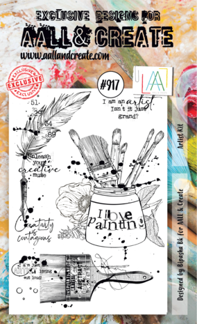 AALL and Create Clear Stamp Set A6 Artist Kit (AALL-TP-917) AALL and Create Clear Stamp Set A6 Artist Kit (AALL-TP-917)