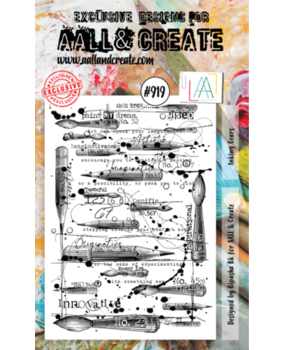 AALL and Create Clear Stamp Set A6 Inking Gears (AALL-TP-919)