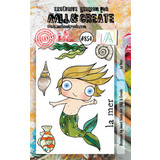 AALL and Create Clear Stamp Set A7 La Mer (AALL-TP-854)