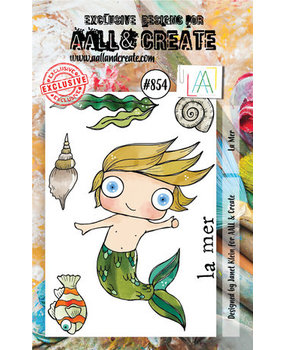 AALL and Create Clear Stamp Set A7 La Mer (AALL-TP-854)