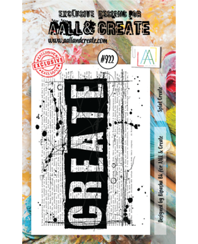 AALL and Create Clear Stamp Set A7 Splat Create (AALL-TP-922)* AALL and Create Clear Stamp Set A7 Splat Create (AALL-TP-922)*