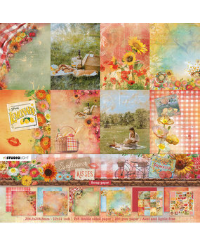 Studio Light Sunflower Kisses 12x12 Inch Paper Pack (SL-SK-PS27)