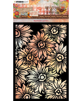 Studio Light Sunflower Kisses Masking Stencil Sunflower Pattern (SL-SK-MASK199)