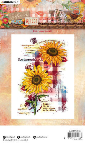 Studio Light Sunflower Kisses Clear Stamp Sunflower Picnic (SL-SK-STAMP437) Studio Light Sunflower Kisses Clear Stamp Sunflower Picnic (SL-SK-STAMP437)