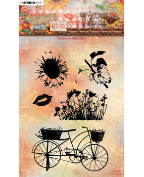 Studio Light Sunflower Kisses Clear Stamp Sunflower Silhouette (SL-SK-STAMP439)