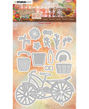 Studio Light Sunflower Kisses Snijmal Flower Bicycle (SL-SK-CD526) Studio Light Sunflower Kisses Snijmal Flower Bicycle (SL-SK-CD526)