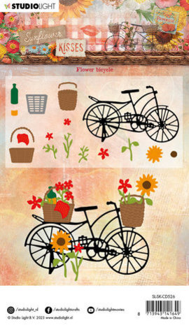 Studio Light Sunflower Kisses Snijmal Flower Bicycle (SL-SK-CD526) Studio Light Sunflower Kisses Snijmal Flower Bicycle (SL-SK-CD526)