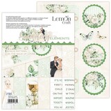 LemonCraft Greenery Elements 6x8 Inch Paper Pad (LEM-GREEN-04)