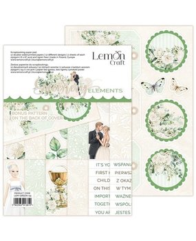 LemonCraft Greenery Elements 6x8 Inch Paper Pad (LEM-GREEN-04) LemonCraft Greenery Elements 6x8 Inch Paper Pad (LEM-GREEN-04)