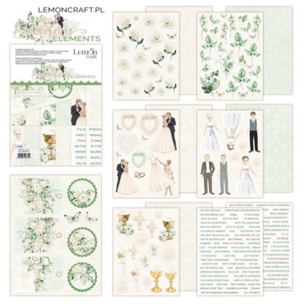 LemonCraft Greenery Elements 6x8 Inch Paper Pad (LEM-GREEN-04) LemonCraft Greenery Elements 6x8 Inch Paper Pad (LEM-GREEN-04)