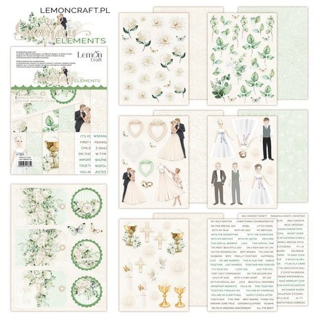 LemonCraft Greenery Elements 6x8 Inch Paper Pad (LEM-GREEN-04) LemonCraft Greenery Elements 6x8 Inch Paper Pad (LEM-GREEN-04)