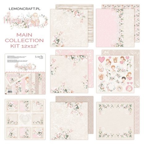 LemonCraft Mums' Love 12x12 Inch Paper Pad (LEM-MUMS-01) LemonCraft Mums' Love 12x12 Inch Paper Pad (LEM-MUMS-01)