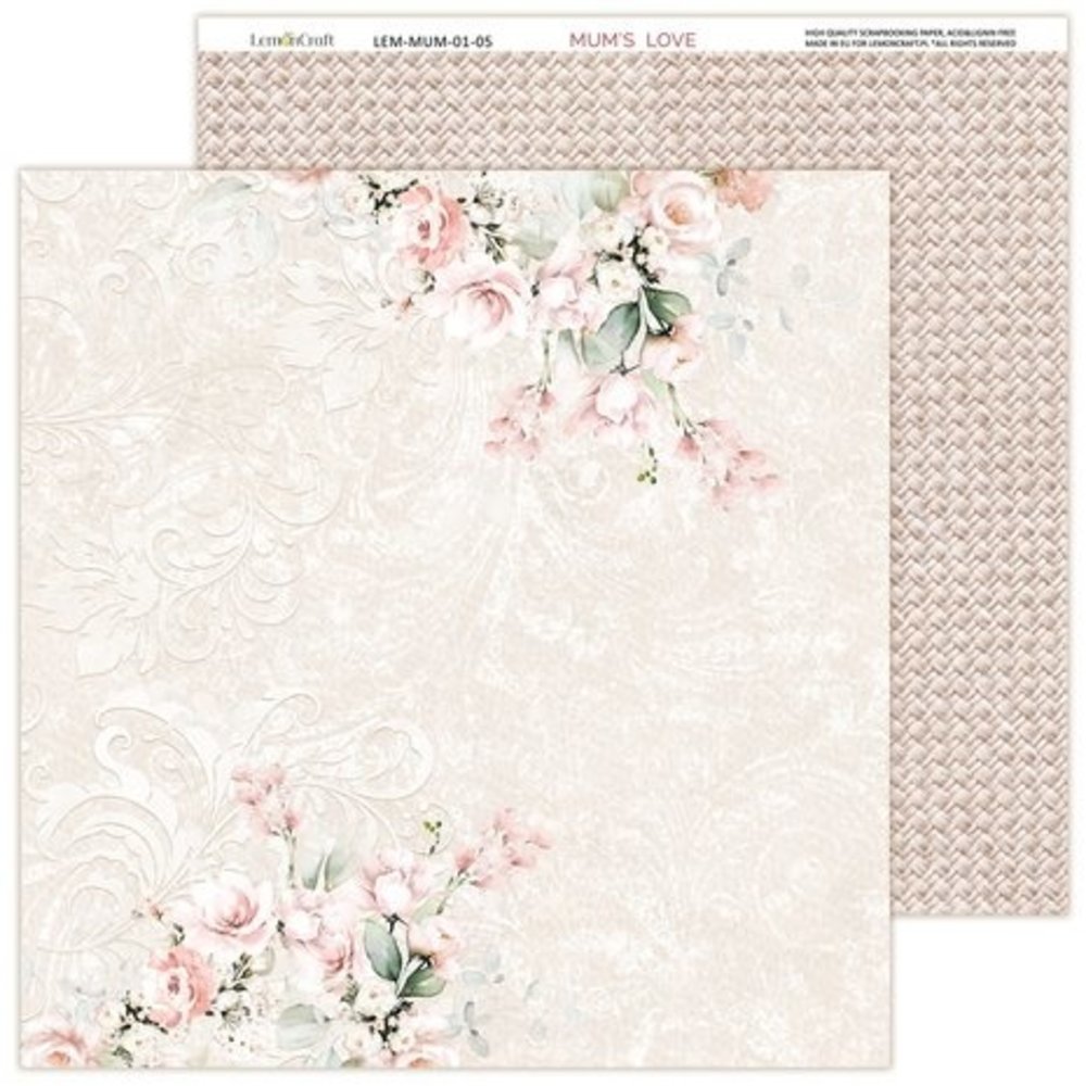 LemonCraft Mums' Love 12x12 Inch Paper Pad (LEM-MUMS-01) LemonCraft Mums' Love 12x12 Inch Paper Pad (LEM-MUMS-01)