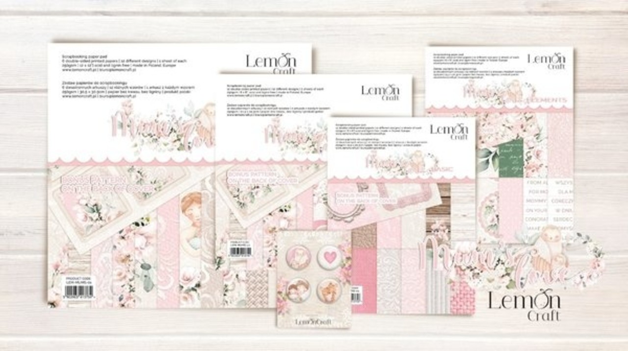 LemonCraft Mums' Love 12x12 Inch Paper Pad (LEM-MUMS-01) LemonCraft Mums' Love 12x12 Inch Paper Pad (LEM-MUMS-01)