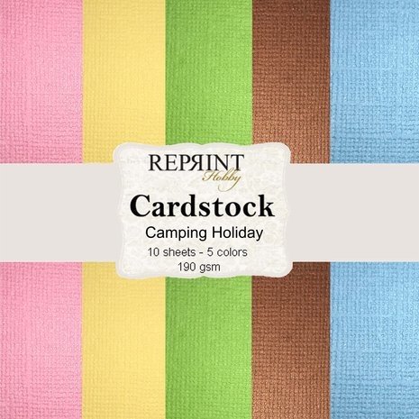 Reprint Camping Holiday 12x12 Inch Cardstock (CSP017) Reprint Camping Holiday 12x12 Inch Cardstock (CSP017)