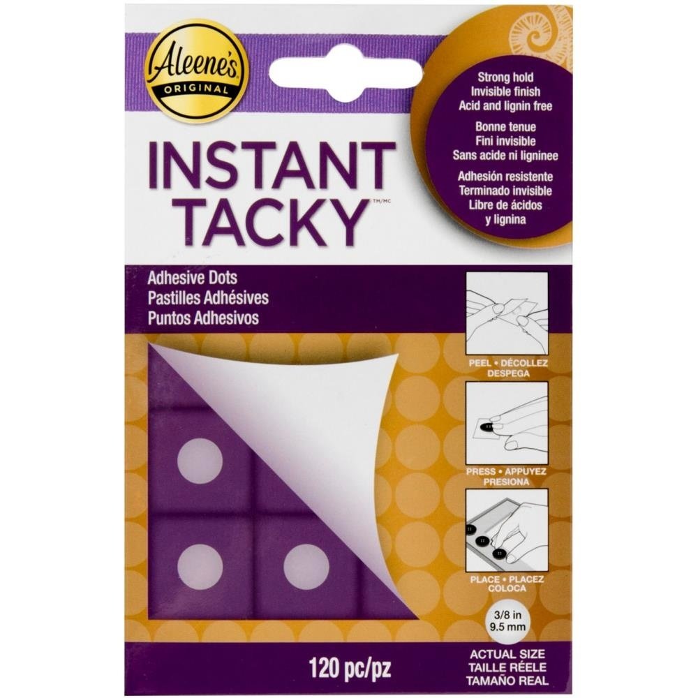 Aleene's Instant Tacky Adhesive Dots 1/2 Inch (33187)