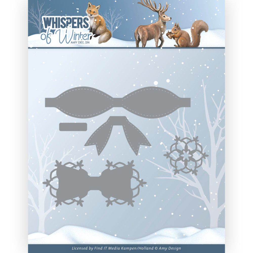 Amy Design Whispers of Winter Winter Bows Dies (ADD10292)