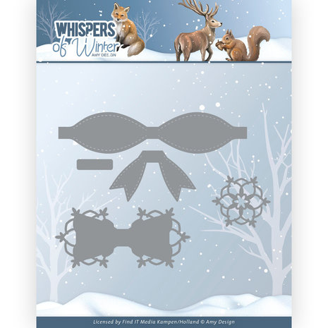 Amy Design Whispers of Winter Winter Bows Dies (ADD10292)
