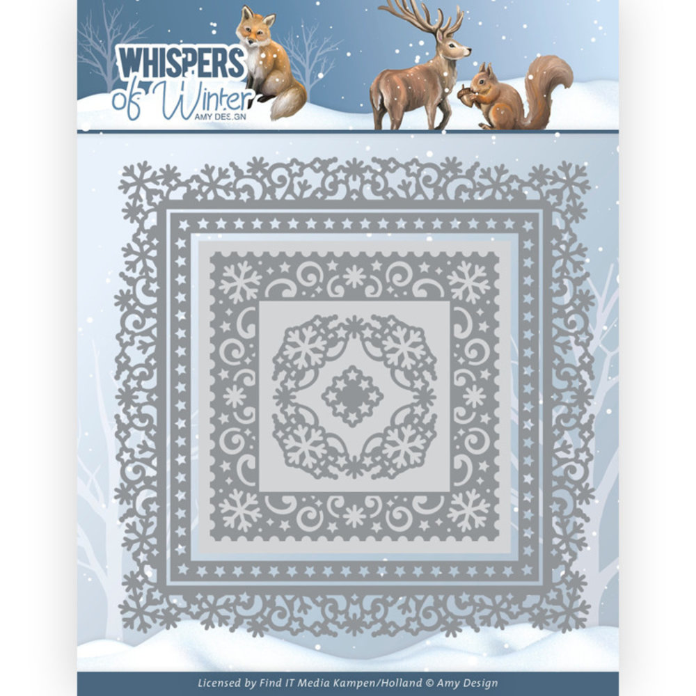 Amy Design Whispers of Winter Winter Square Dies (ADD10288)