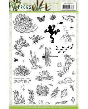 Amy Design Friendly Frogs Clear Stamp Set (ADCS10072) Amy Design Friendly Frogs Clear Stamp Set (ADCS10072)
