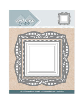 Card Deco Snijmal Holly Square (CDCD10055)*