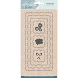 Card Deco Snijmal Slimline Buttons (CDECD0103)*