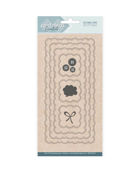 Card Deco Snijmal Slimline Buttons (CDECD0103)* Card Deco Snijmal Slimline Buttons (CDECD0103)*