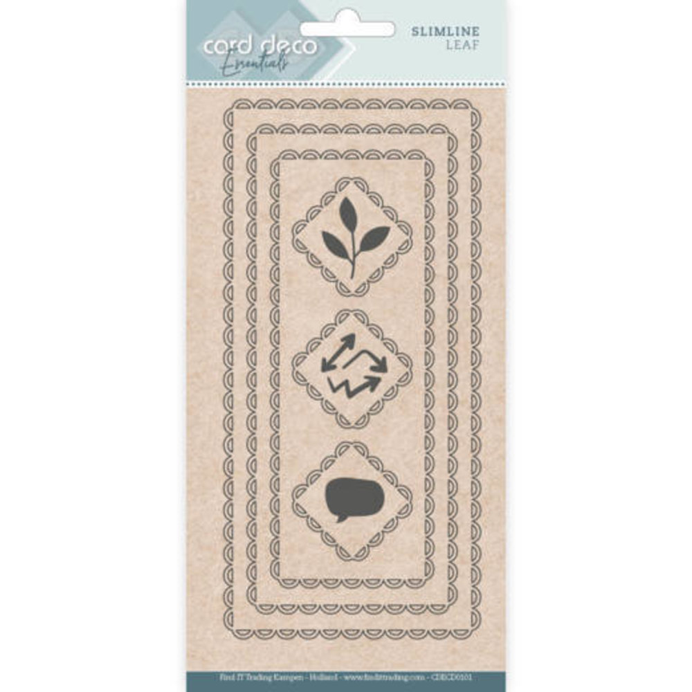 Card Deco Snijmal Slimline Leaf (CDECD0101) Card Deco Snijmal Slimline Leaf (CDECD0101)