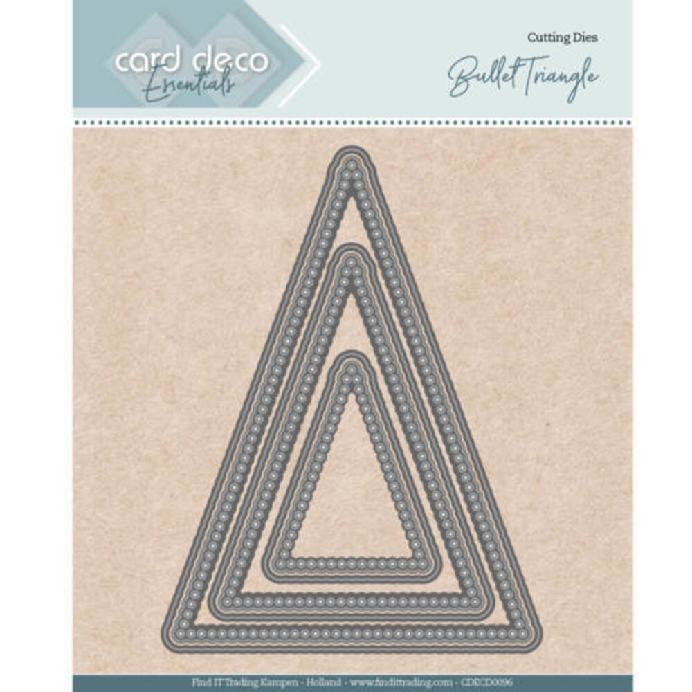 Card Deco Snijmal Nesting Bullet Triangle (CDECD0096) Card Deco Snijmal Nesting Bullet Triangle (CDECD0096)