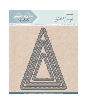 Card Deco Snijmal Nesting Bullet Triangle (CDECD0096) Card Deco Snijmal Nesting Bullet Triangle (CDECD0096)