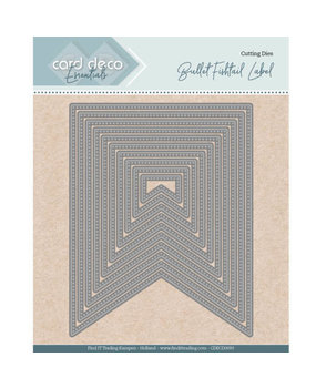 Card Deco Snijmal Nesting Bullet Fishtail Label (CDECD0093) Card Deco Snijmal Nesting Bullet Fishtail Label (CDECD0093)