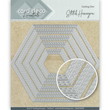 Card Deco Snijmal Stitch Hexagon (CDECD0030)