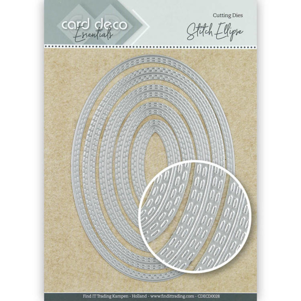 Card Deco Snijmal Stitch Ellipse (CDECD0028) Card Deco Snijmal Stitch Ellipse (CDECD0028)