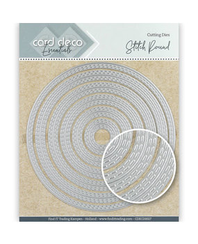 Card Deco Snijmal Stitch Round (CDECD0027) Card Deco Snijmal Stitch Round (CDECD0027)