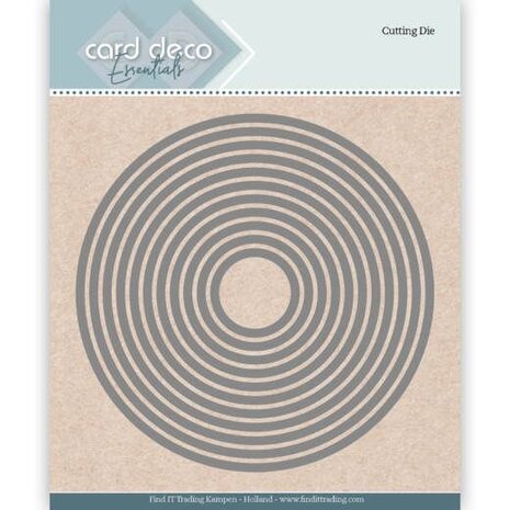 Card Deco Snijmal Nesting Rond (CDECD0020) Card Deco Snijmal Nesting Rond (CDECD0020)