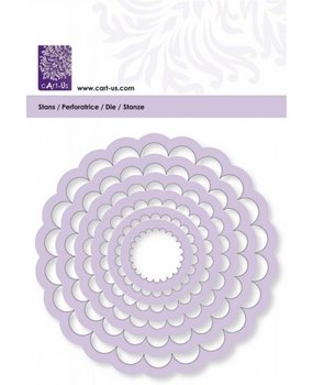 Cart-Us Stans & Embossingsmal Frame Rond Scalloped (001856/0102) Cart-Us Stans & Embossingsmal Frame Rond Scalloped (001856/0102)
