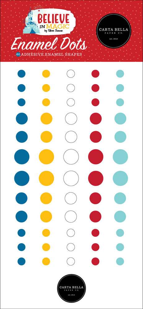 Carta Bella Believe In Magic Enamel Dots (CBBIM148028) Carta Bella Believe In Magic Enamel Dots (CBBIM148028)
