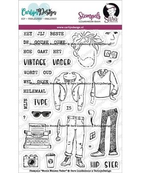 Carlijn Design Stempels Mooie Mensen Vader (CDSL-0002)