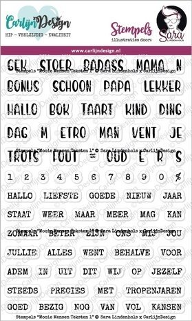 Carlijn Design Stempels Mooie Mensen Teksten 1 (CDSL-0003) Carlijn Design Stempels Mooie Mensen Teksten 1 (CDSL-0003)