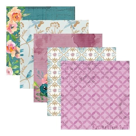 Spellbinders Floral Friendship 6x6 Inch Paper Pad (SCS-274) Spellbinders Floral Friendship 6x6 Inch Paper Pad (SCS-274)