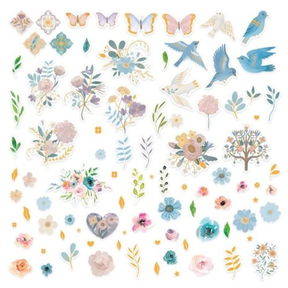 Spellbinders Floral Friendship Printed Die Cuts (SCS-275) Spellbinders Floral Friendship Printed Die Cuts (SCS-275)