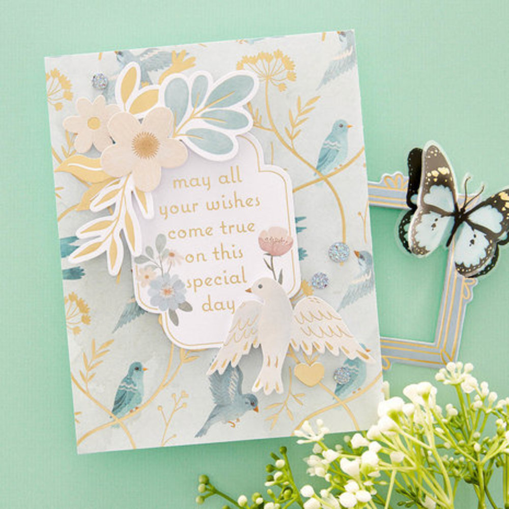 Spellbinders Floral Friendship Printed Die Cuts (SCS-275) Spellbinders Floral Friendship Printed Die Cuts (SCS-275)