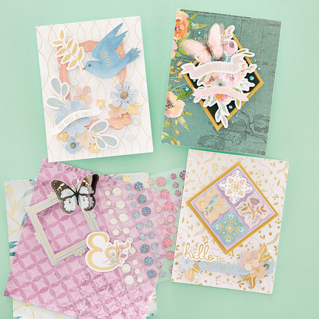 Spellbinders Floral Friendship Printed Die Cuts (SCS-275) Spellbinders Floral Friendship Printed Die Cuts (SCS-275)