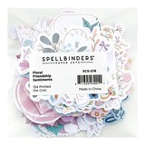 Spellbinders Floral Friendship Printed Die Cut Sentiments (SCS-276)
