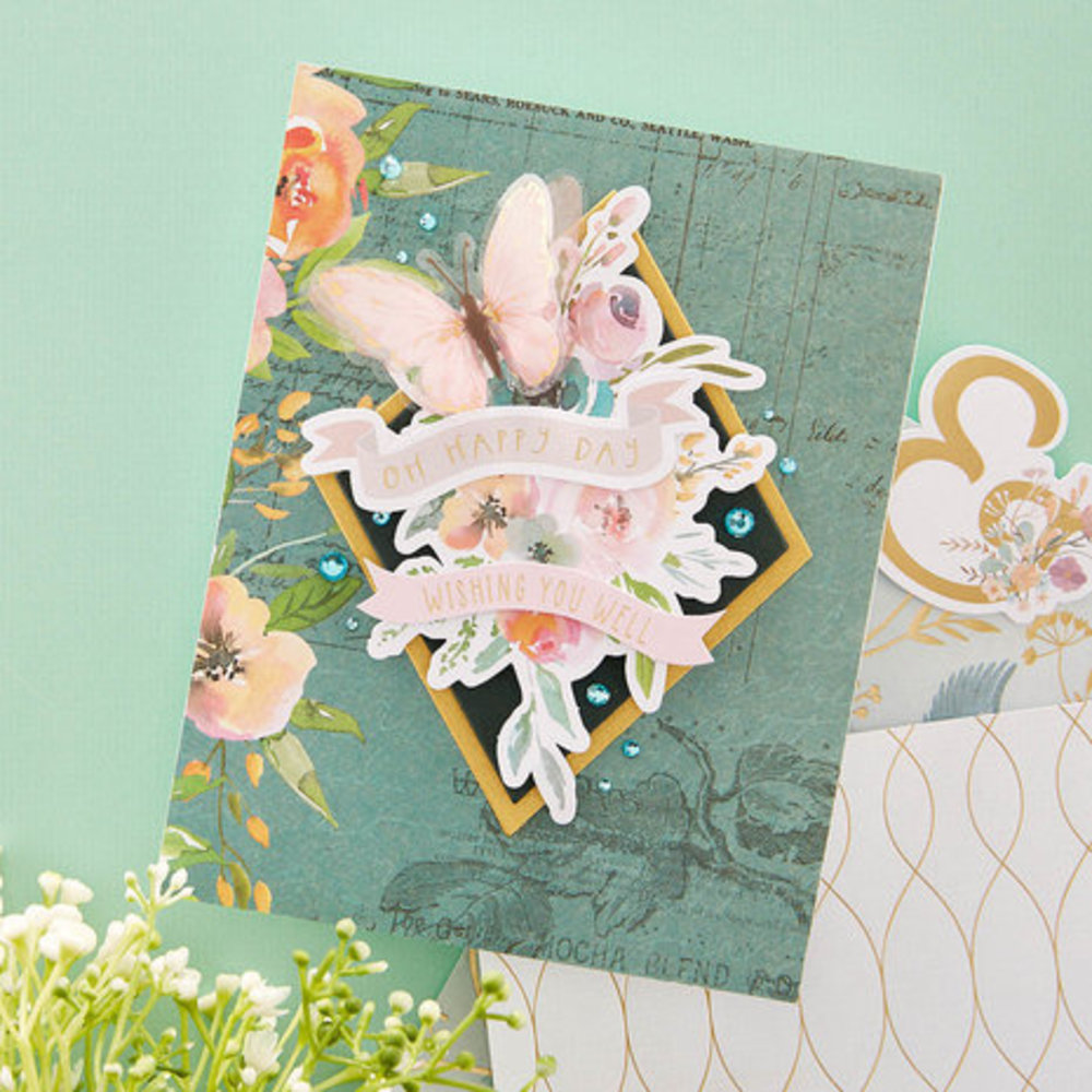 Spellbinders Floral Friendship Dimensional Stickers Butterfly (SCS-278)