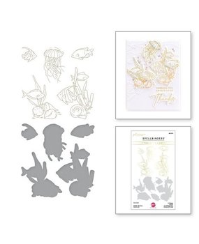 Spellbinders Seahorse Kisses Under the Sea Glimmer Hot Foil Plate & Die Set (GLP-374) Spellbinders Seahorse Kisses Under the Sea Glimmer Hot Foil Plate & Die Set (GLP-374)
