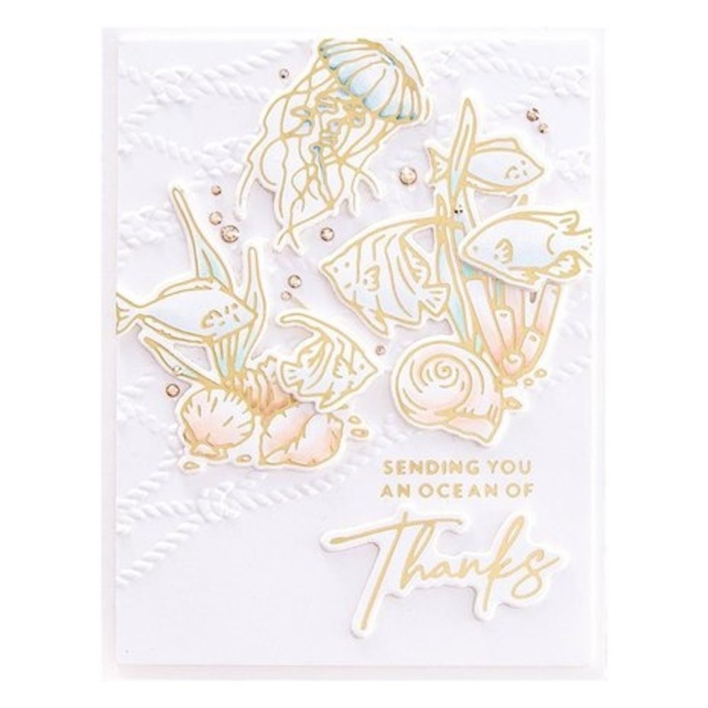 Spellbinders Seahorse Kisses Under the Sea Glimmer Hot Foil Plate & Die Set (GLP-374) Spellbinders Seahorse Kisses Under the Sea Glimmer Hot Foil Plate & Die Set (GLP-374)