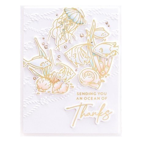 Spellbinders Seahorse Kisses Under the Sea Glimmer Hot Foil Plate & Die Set (GLP-374) Spellbinders Seahorse Kisses Under the Sea Glimmer Hot Foil Plate & Die Set (GLP-374)