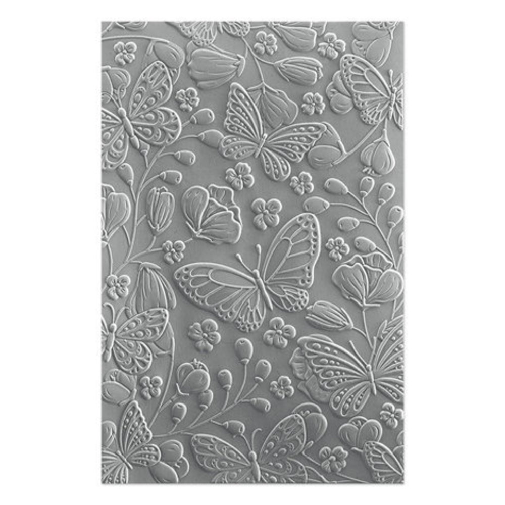 Spellbinders Stylish Ovals Beautiful Butterflies 3D Embossing Folder (E3D-055) Spellbinders Stylish Ovals Beautiful Butterflies 3D Embossing Folder (E3D-055)