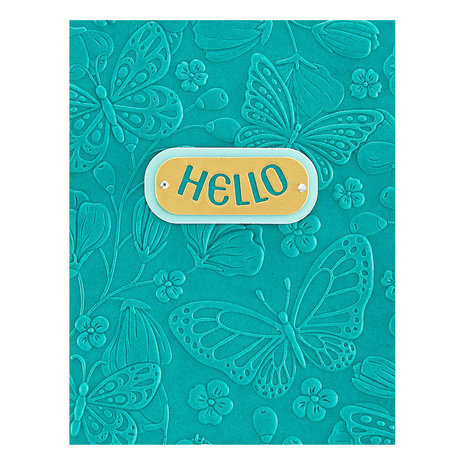Spellbinders Stylish Ovals Beautiful Butterflies 3D Embossing Folder (E3D-055) Spellbinders Stylish Ovals Beautiful Butterflies 3D Embossing Folder (E3D-055)